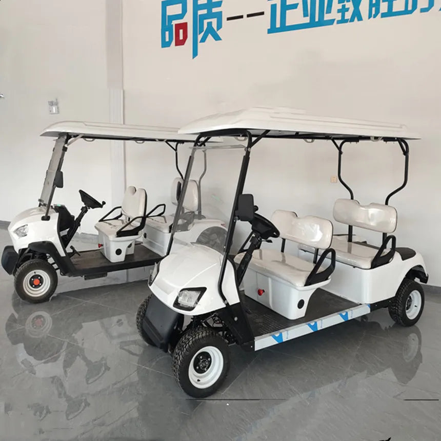 Best Selling Hot New Electric Golf Patrol Car 2 4-Seater Electric Truck 60V Independent Suspension Off-Road Golf Cart