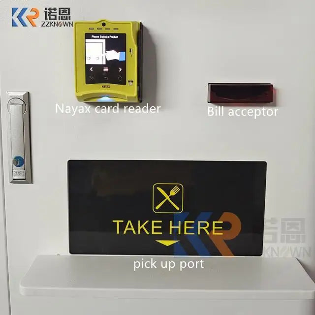 Under -18 Degree Celsius Frozen Food Vending Machine With Microwave Heating