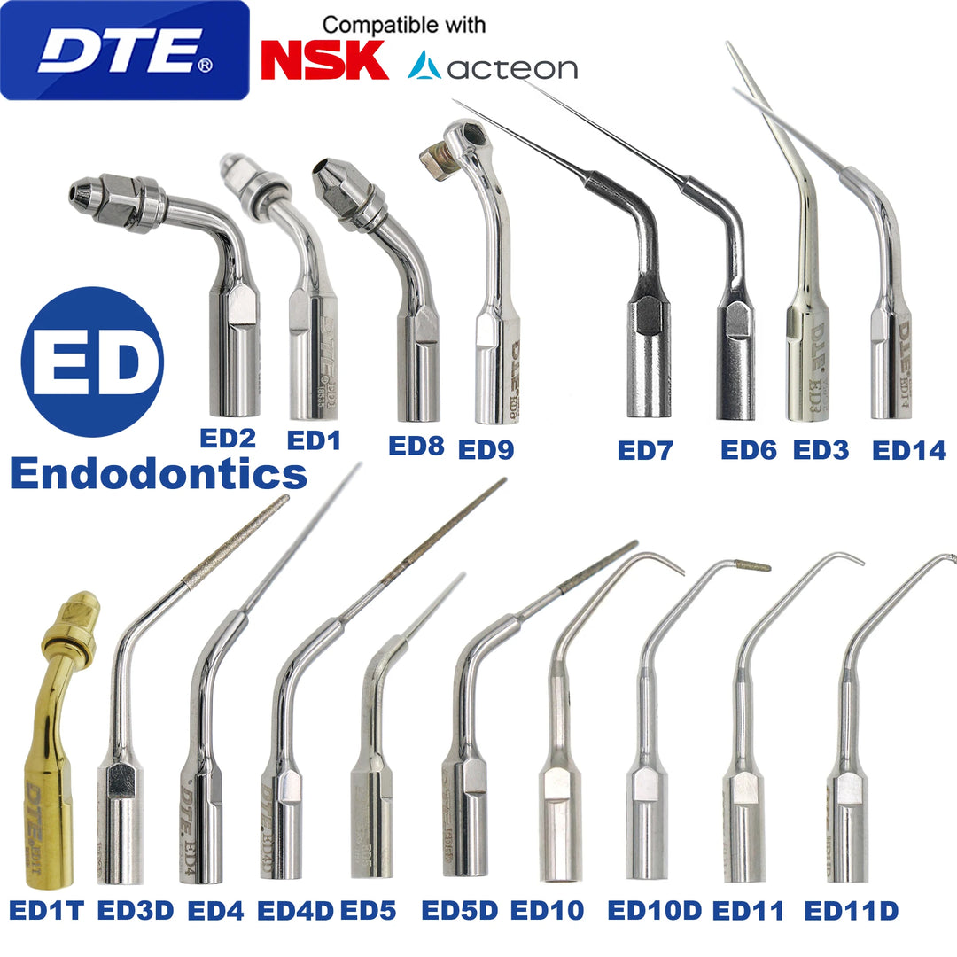 Woodpecker DTE Dental Ultrasonic Tooth Cleaning Machine Cutter Head Scaler Tips Fit SATELEC ACTEON NSK  Scaler Handpiece