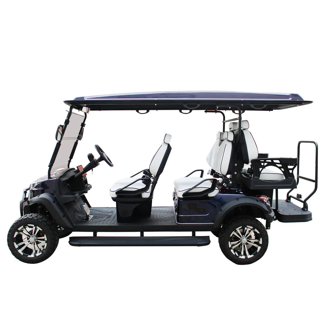 MMC Trustworthy China Supplier 72v Lithium Battery 4 Seats Off-Road Customize Colors Seat Belt Electric Golf Cart