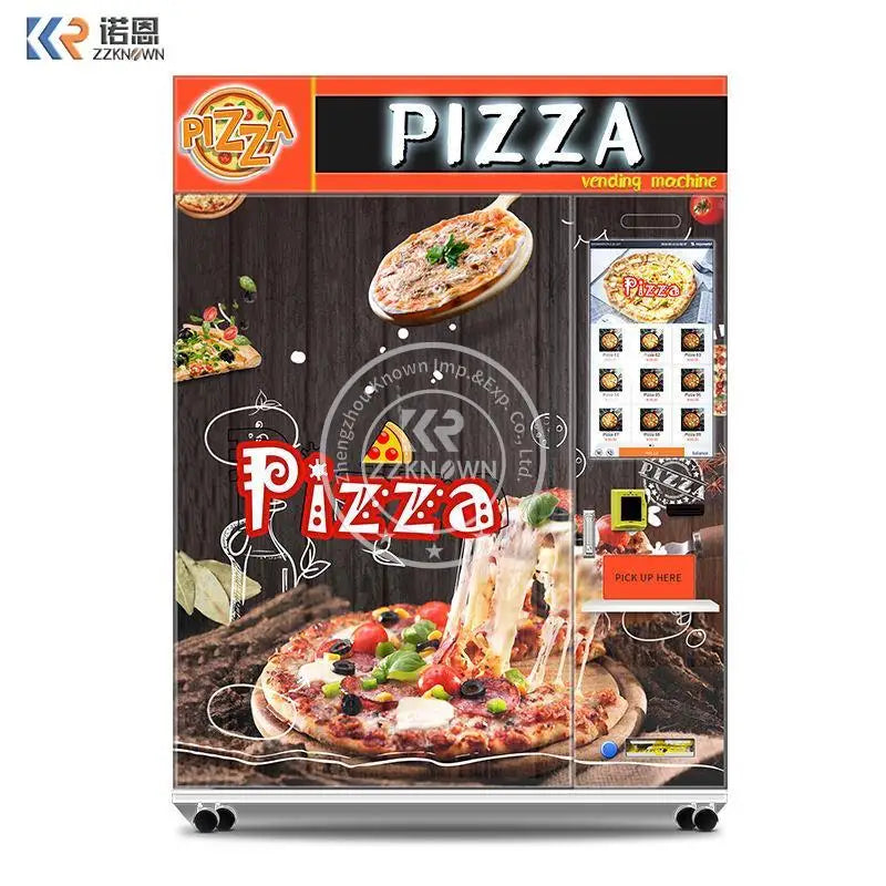 Fresh Pizza Vending Machine With Baking And Heating System Pizza Vending Machine