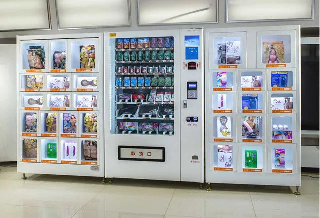 Floor Standing Adult Products Vending Machine Double Cabinets Bill Coin Card Payment