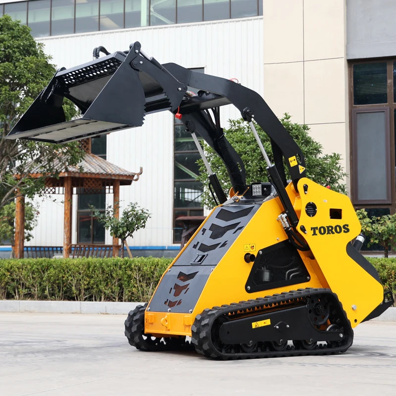 Wheel Hydraulic Mini Loader 1 Ton Loader Small Front End Articulated Mini Wheel Skid Steer Loader Factory Price For Sale