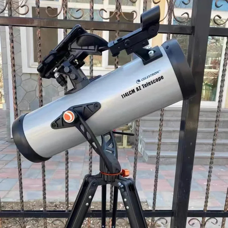 Xingtrang Astronomical Telescope SSE LT114AZ, Professional Stargazing, High-magnification High-definition Astronomical Telescope