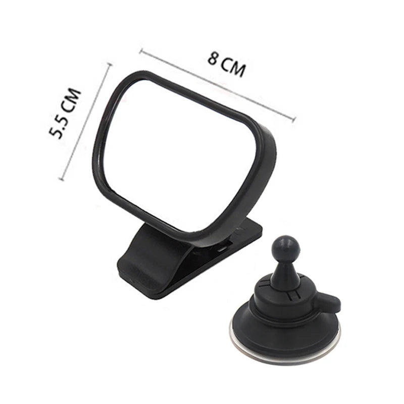 2 In 1 Kids Monitor Baby Rear View Mirror In-Car Baby Observation Mirror Car Rear Seat Child Safety Mirror Easy Installation