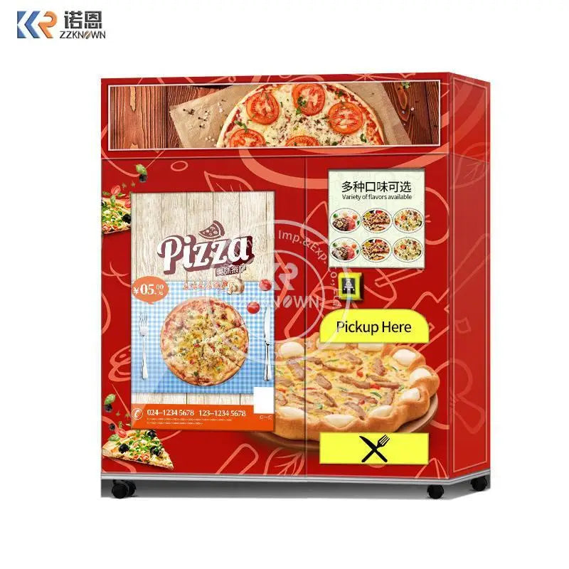 Fresh Pizza Vending Machine With Baking And Heating System Pizza Vending Machine