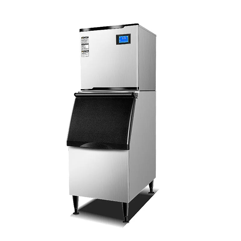 Wholesale Large Daily Output 35-420Kg Air Cooled Commercial Ice Maker Milk Tea Shop Bar KTV Crescent Ice Cube Maker Machine