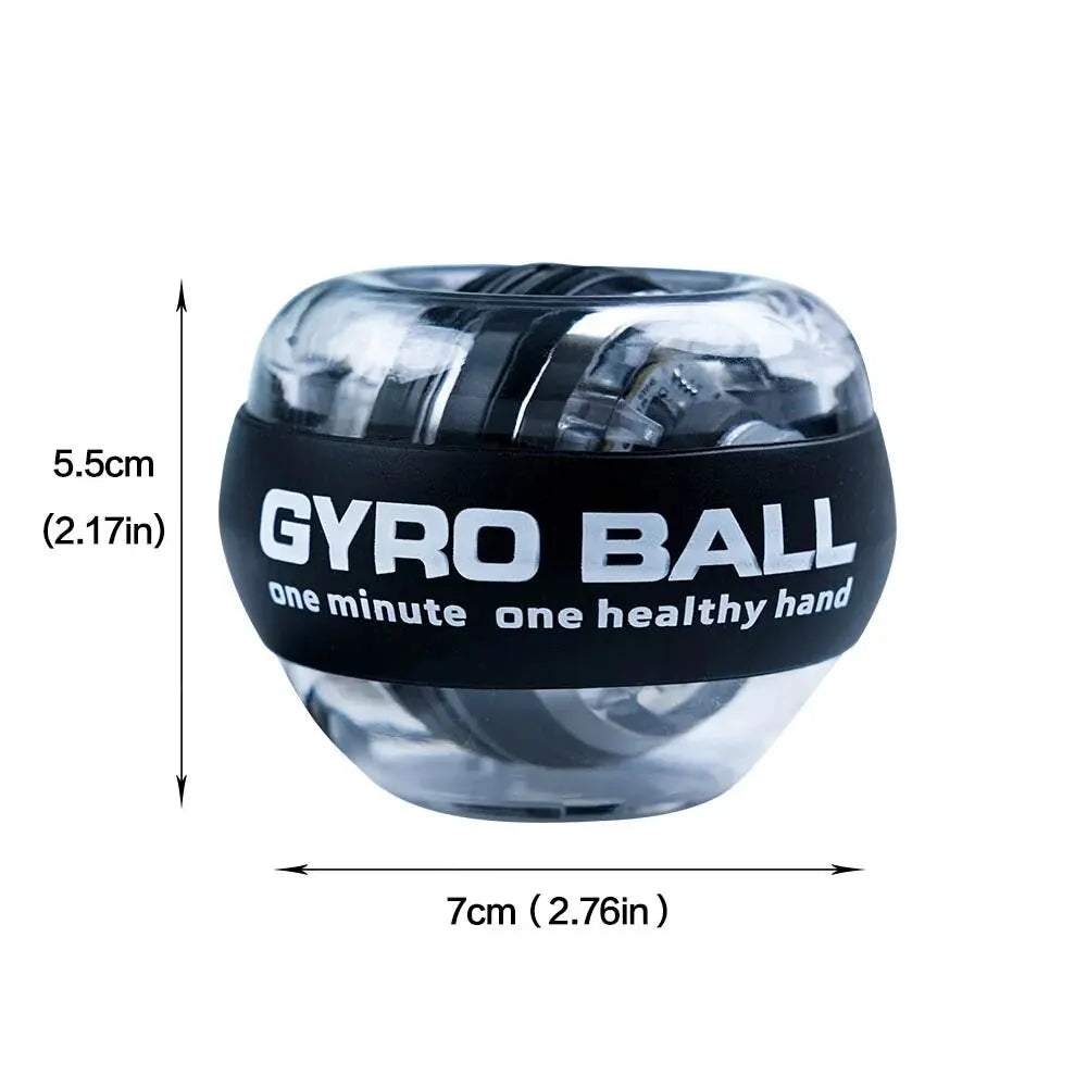 LED Wrist Trainer Ball Power Ball Auto-Start Gyroscopic Arm Hand Forearm Exerciser Power Wrist Gyro Ball Sport Fitness Equipment