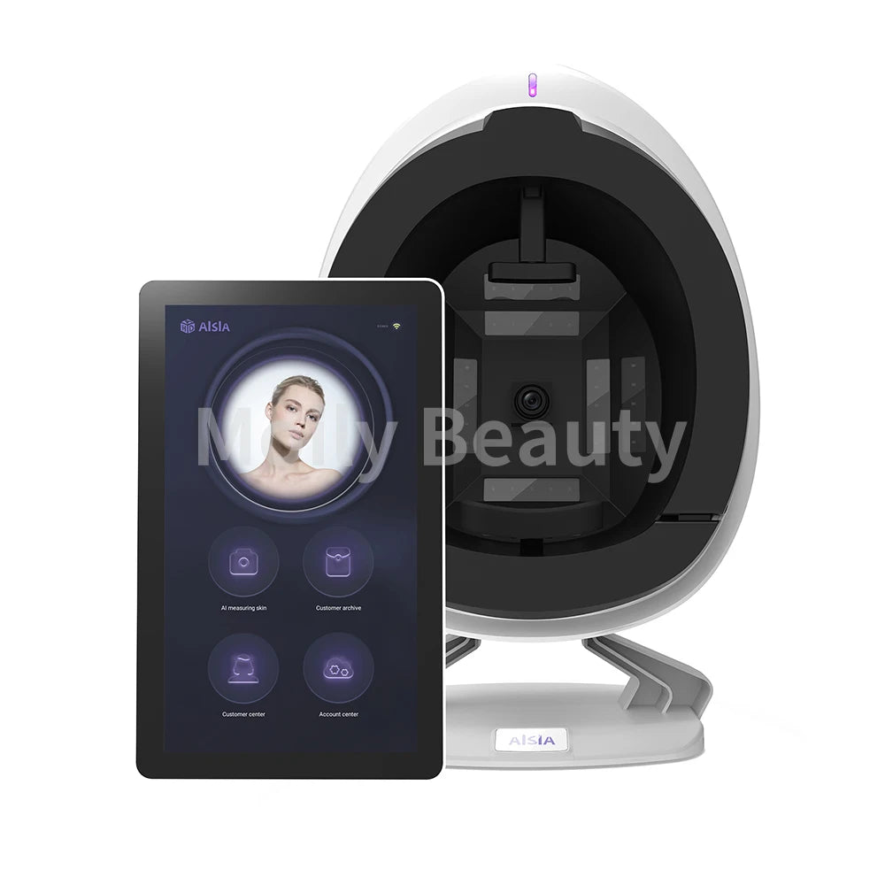 2024 Newest 3D Skin Diagnosis System 36 Million Pixels Facial Analysis Machine Skin Moisture Detection Analyzer Salon Use Device