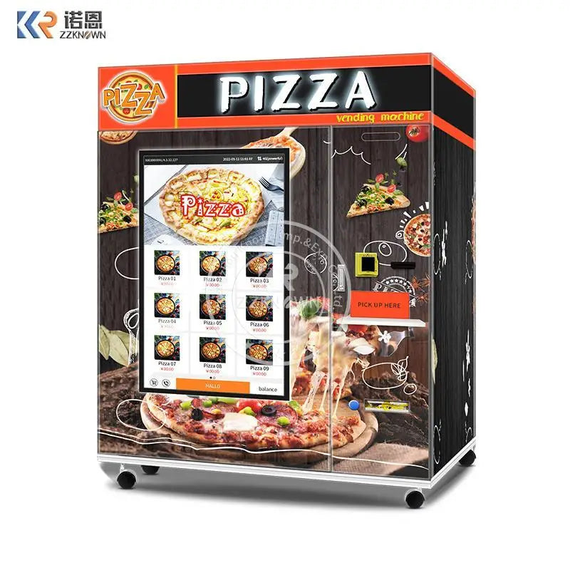 Fresh Pizza Vending Machine With Baking And Heating System Pizza Vending Machine