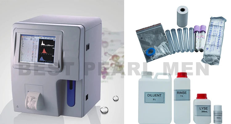 Wholesale high quality low cost pet clinic veterinary full auto hematology analyzer animal cbc machine vet blood analyzer