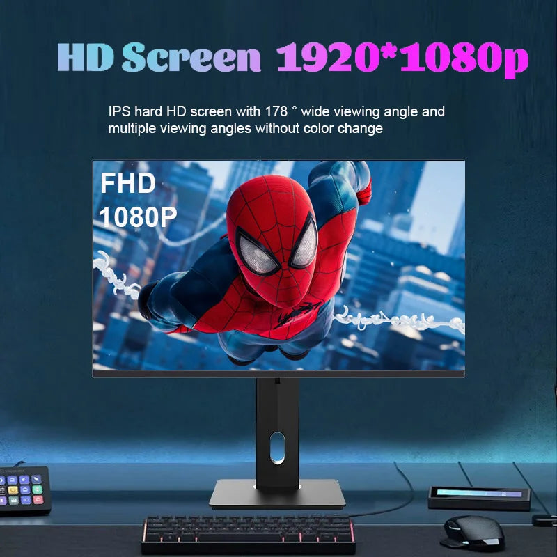 27inch 240Hz HD Gamer Monitor IPS Panel Display 1 MS Response PC Desktop Lifting Rotation Gaming Computer Screen Flat HDMI/DP