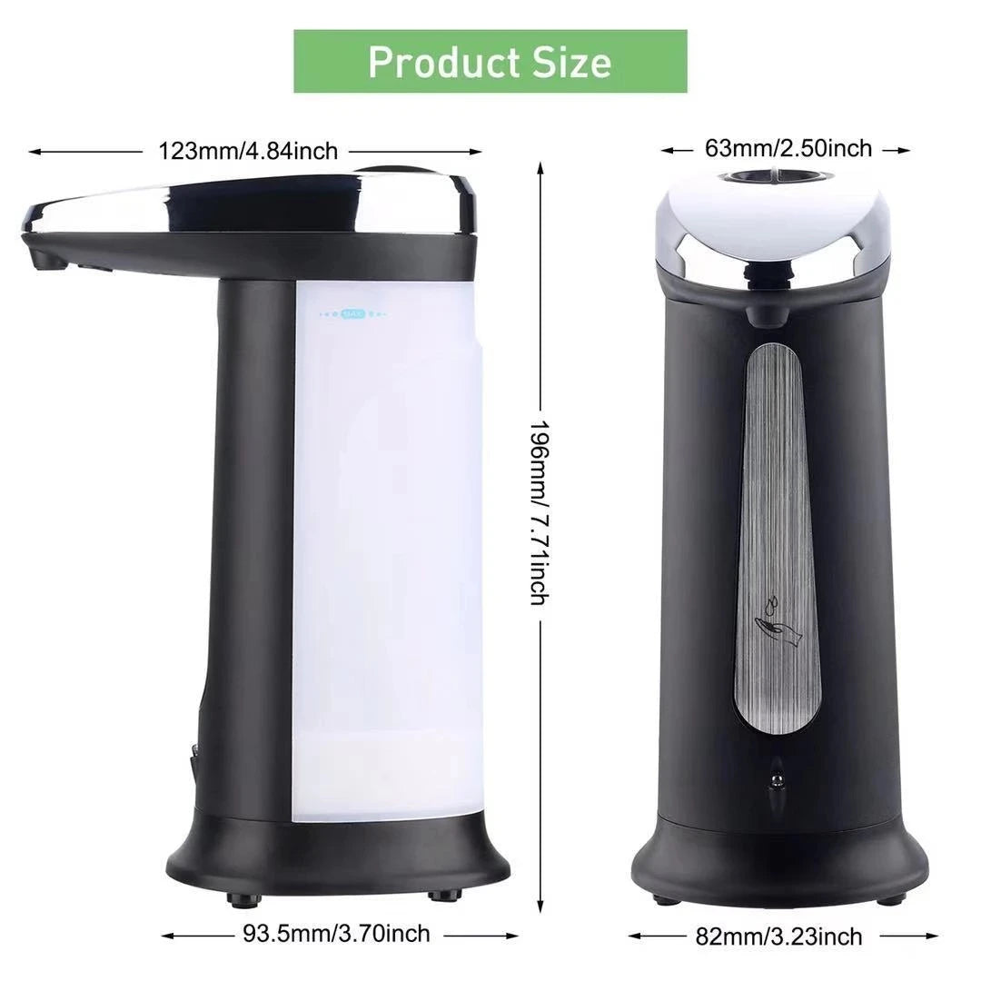 250ml Automatic Liquid Soap Dispenser Touchless Battery Operated Hand Soap Sanitizer Dispenser for Commercial or Household Use