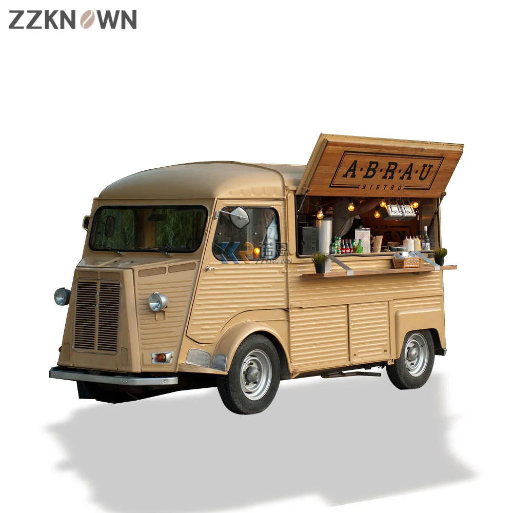 Mobile Catering Snack Kitchen Trailers Mobile Food Coffee Ice Cream Trucks Electric Drink Truck with Free Shipping