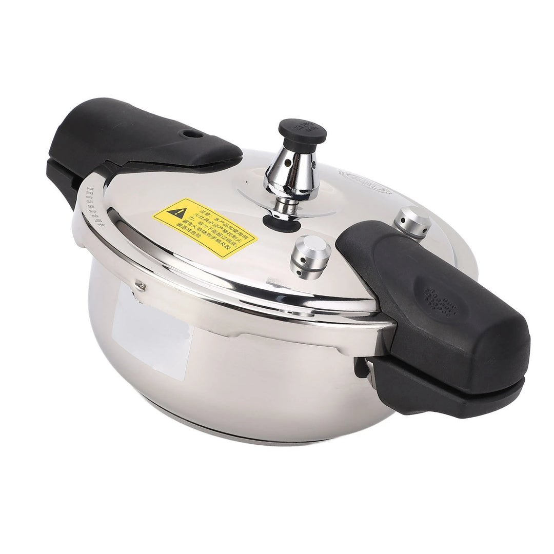 1.8 Liter Pressure Cooker Scratch Resistance Stainless Steel Mini Pressure Cooker High Hardness for Boiled Fish for Gas Stove