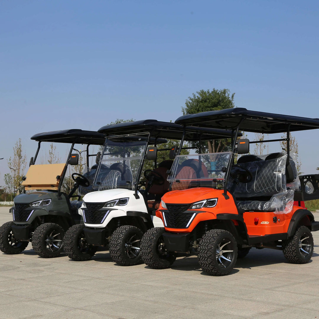 Electric Golf Vehicle Manufacturers ISO Approved Golf Buggy 30% Climbing Slope 4 Seats Karts Car Electric Golf Cart