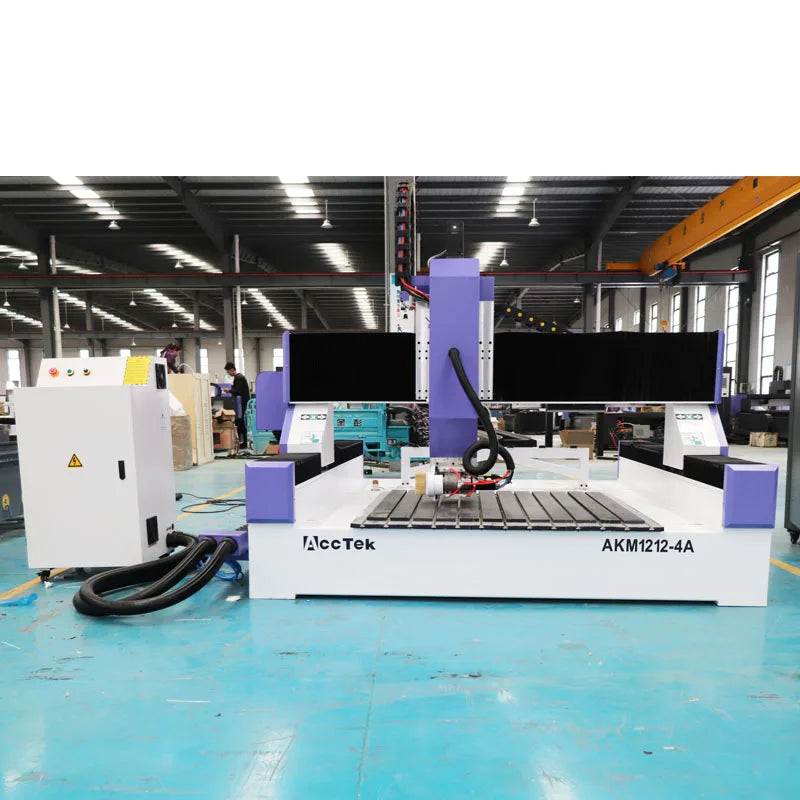 Linear Type Automatic Cutter Changer Cnc Router 4 Axis Furniture Make 3d Machine Milling MDF Plywood