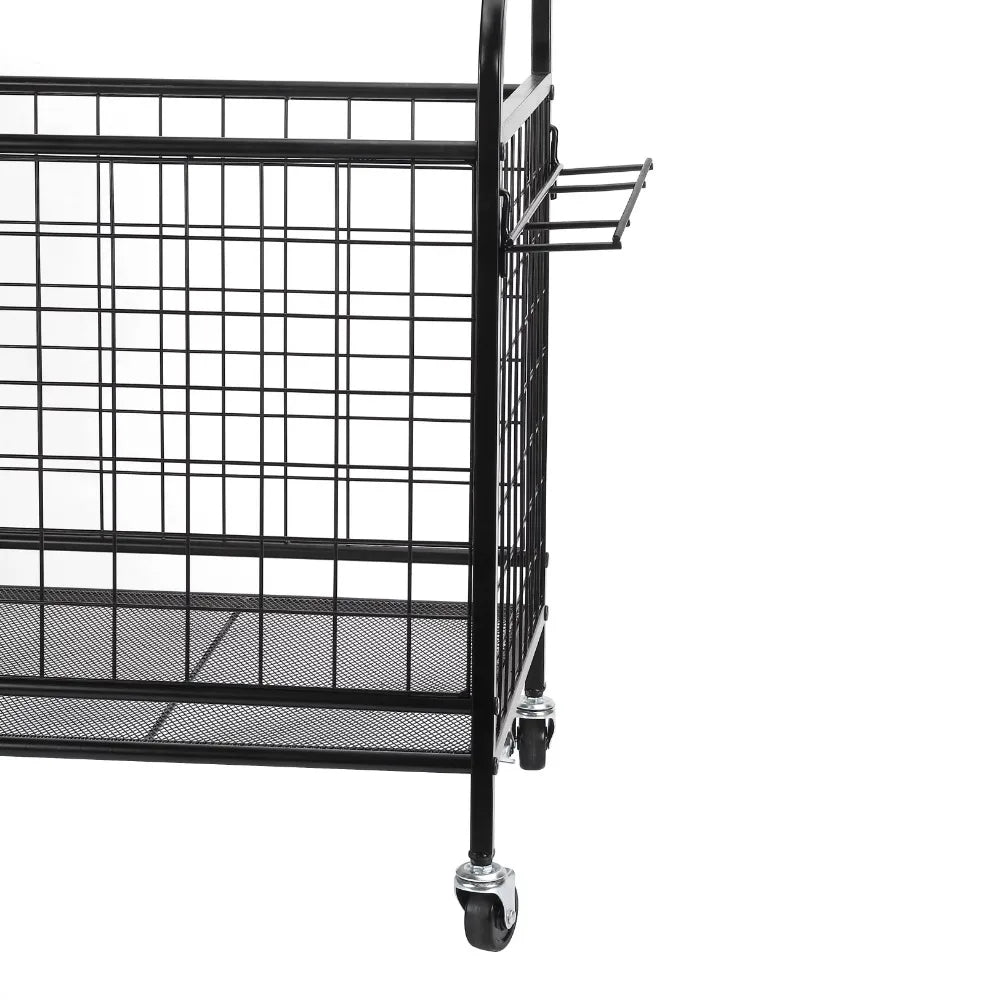 Rolling Equipment Storage Independent Shelf 150 Pound Capacity Steel Suitable for Adults in Homes  Offices Warehouses