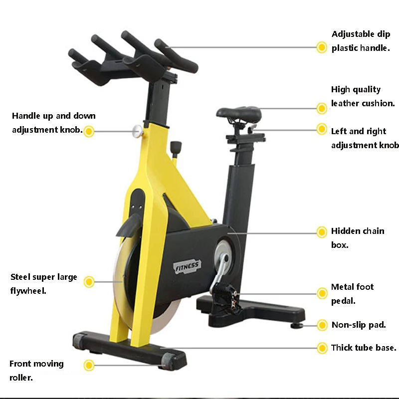 Wholesale Commercial Gym Ultra-Quiet Aerobic Exercise Equipment Magnetic Control Air Bike Intelligent Dynamic Spinning Bike