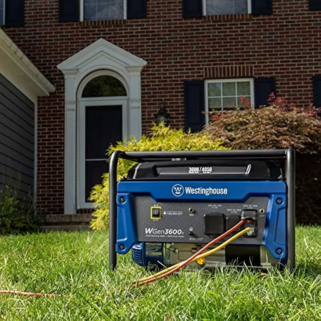 Westinghouse 4650 Watt Portable Generator, RV Ready 30A Outlet, Gas Powered, CARB Compliant