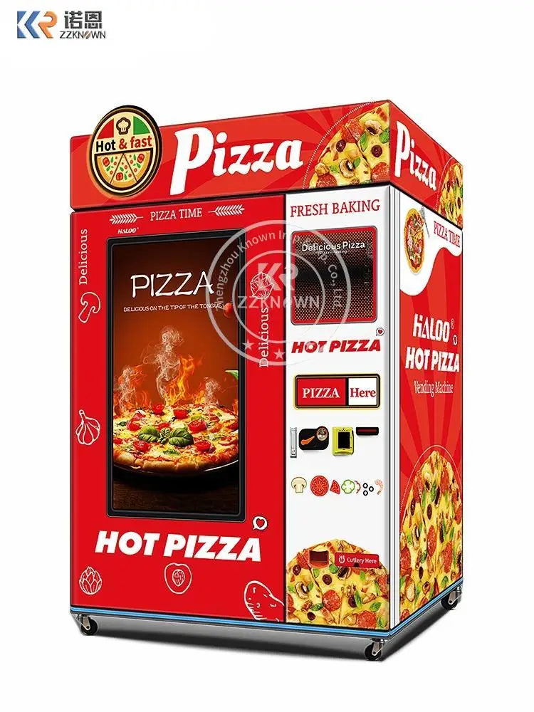 Outdoor Pizza Vending Machine Manufacturer Self Service Automatic Pizza Vending Machine Outdoor