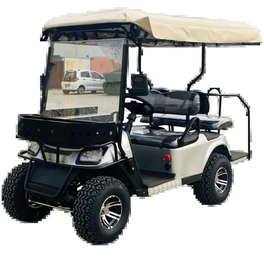 Best Price Lithium Battery Golf Cart 72V Popular New Electric Golf Petrol Car Powered 4 6 Seater Off-Road ATV Electric Golf Cart