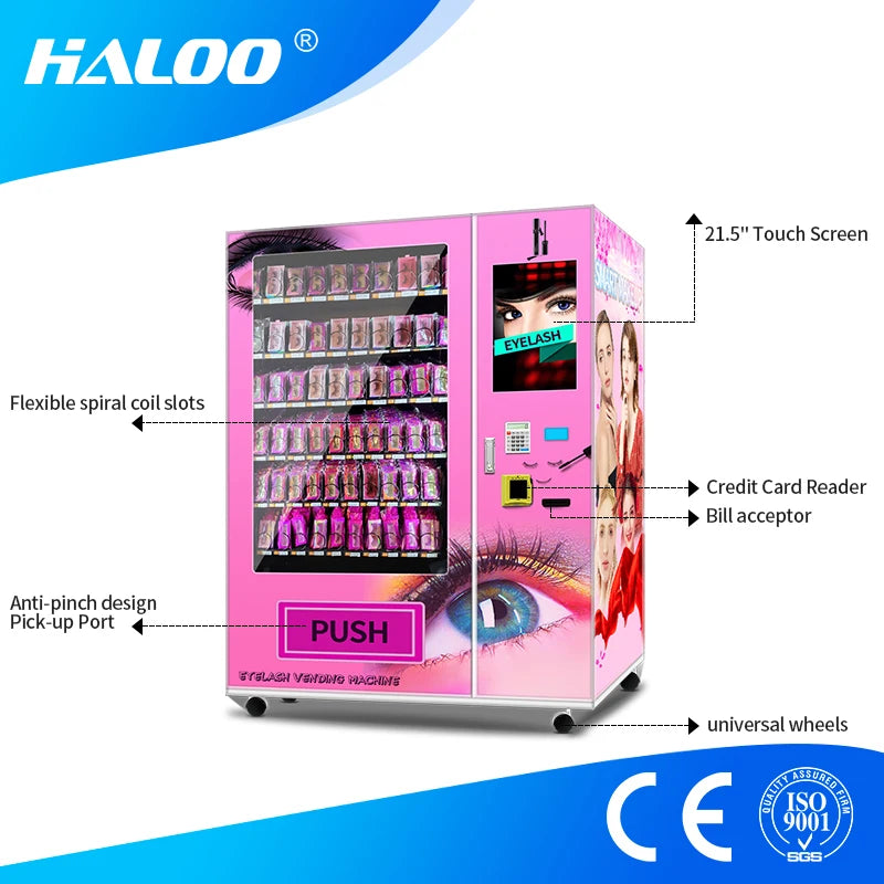 LED Light Attractive Eyelash Extensions Makeup Tool Kits Vending Machine