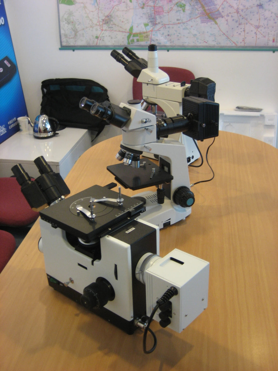 XJP-6A binocular inverted Metallurgical Microscope