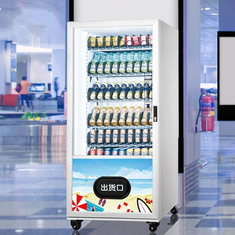 Digital Screen Vending Soft Drinks Foods And Drinks Energy Machines Drink Dispenser Machine Cash Card