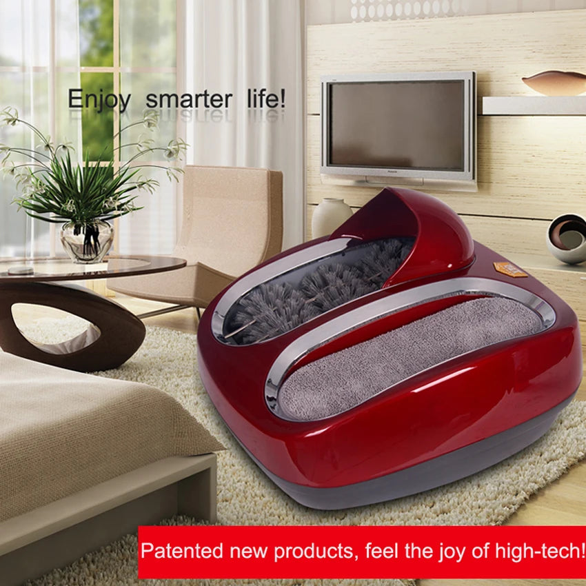 1PC Intelligent  Automatic sole cleaning machine shoe polishing equipment Instead of Shoe covers machine with 4 colors