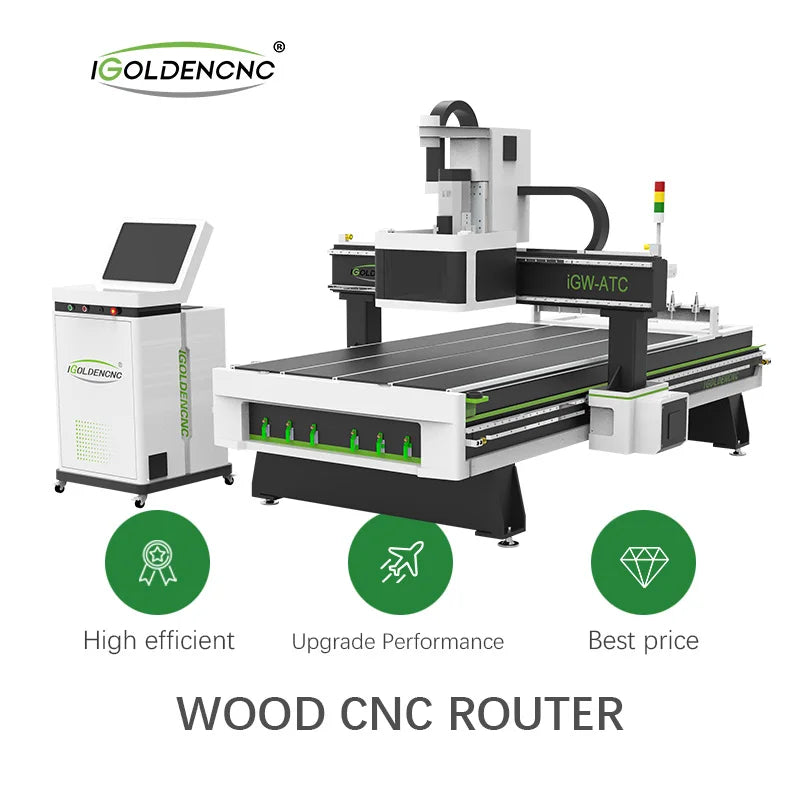 professional 4*8ft 1300*2500mm 1325 2030 2040 9kw atc cnc router 3 axis 3d wood carving furniture making machine woodworking