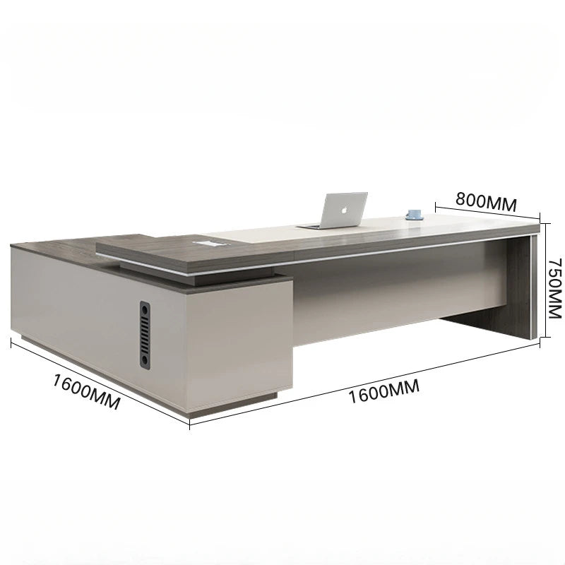 Wide Laptop Office Desks Large Modern Executive Stand Computer Desks White Drawers Escritorios De Oficina Office Furniture