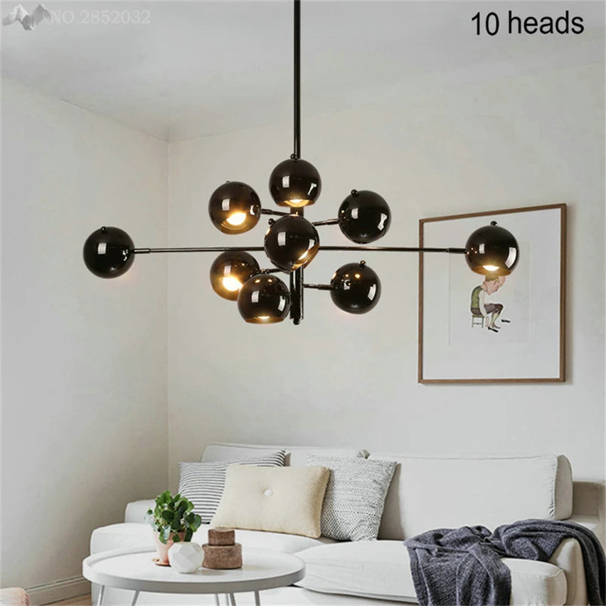 JW Modern Magic Beans DNA Lustres Pendant Light Industrial Modo Jason Miller Lamps Nordic Art Deco Ball MOD Hanging Lighting