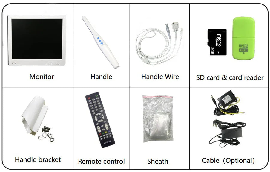 LCD   intraoral camera A6S-X  equipment for dentist intraoral camera  camara oral camera