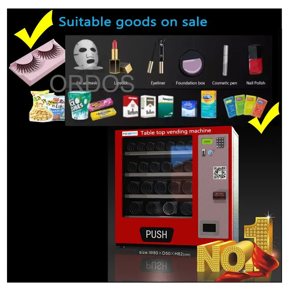 lipstick snack mini condom machines eyelash vending machine snacks and drinks for snacks