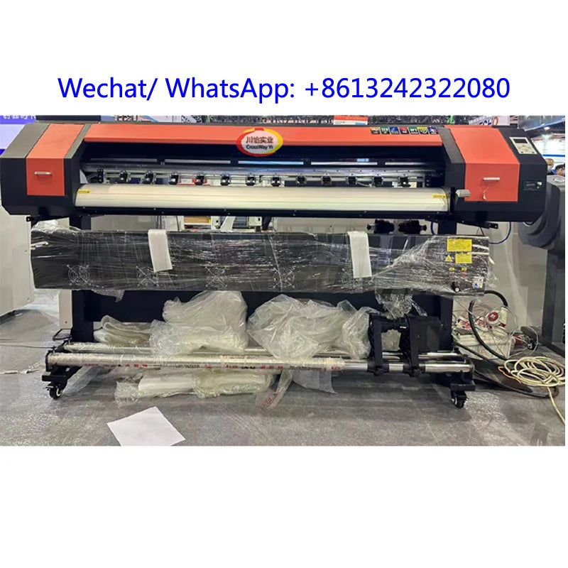 CrossWay Yi Industry CY-1800 1800B Large Format Printer 1.8m XP600 Eco solvent Printing Machine Sublimation Ploter