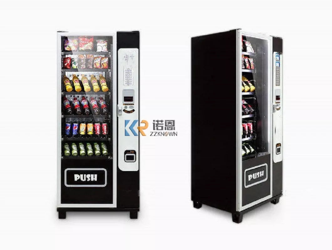 Vending Machine Commercial Vendor Machine High Capacity Quality Combo Vending Automatic Beverage Customizabled