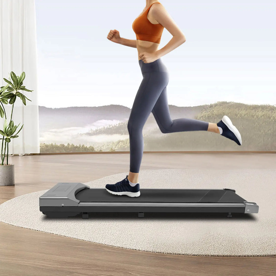 Electric Treadmill with Remote Control, Under Desk, LED Display, Walking, Jogging, Home, Office, Weight Loss Equipment