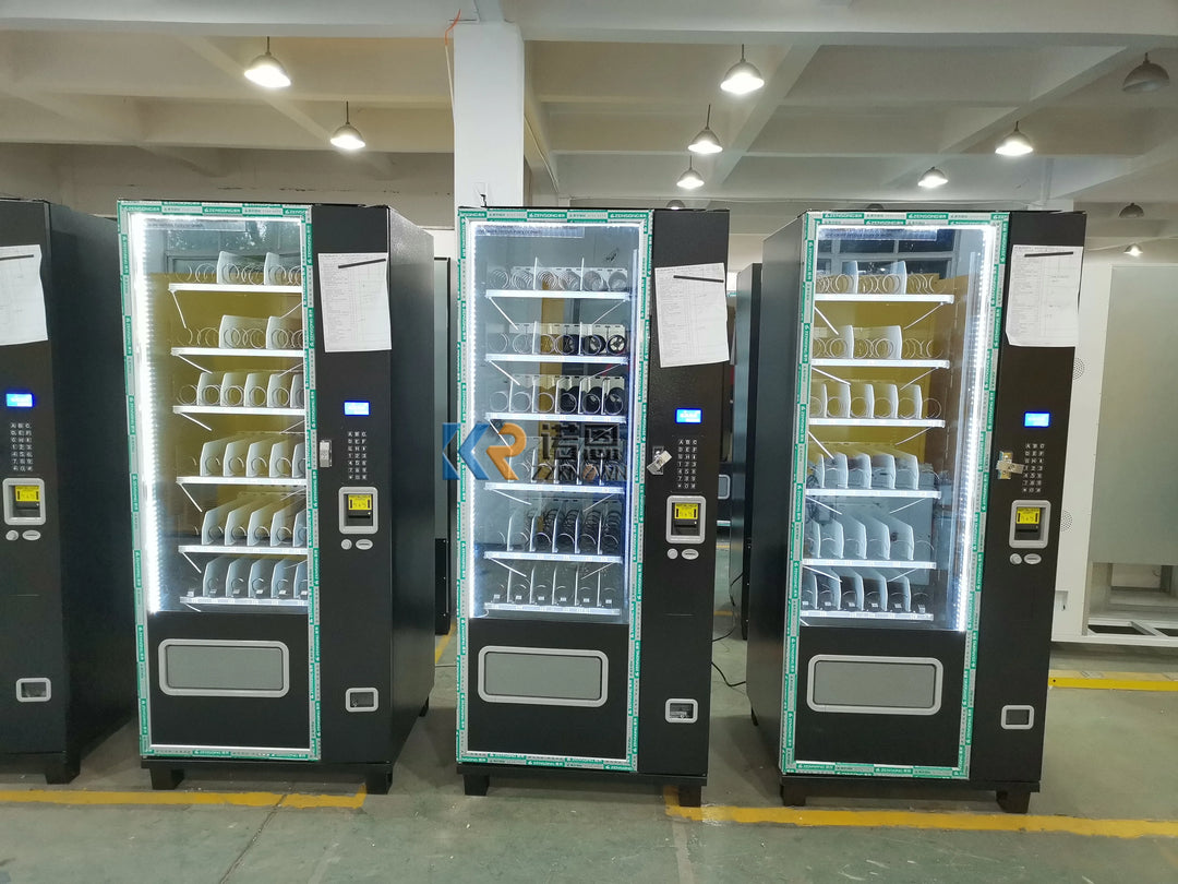 Vending Machine Commercial Vendor Machine High Capacity Quality Combo Vending Automatic Beverage Customizabled