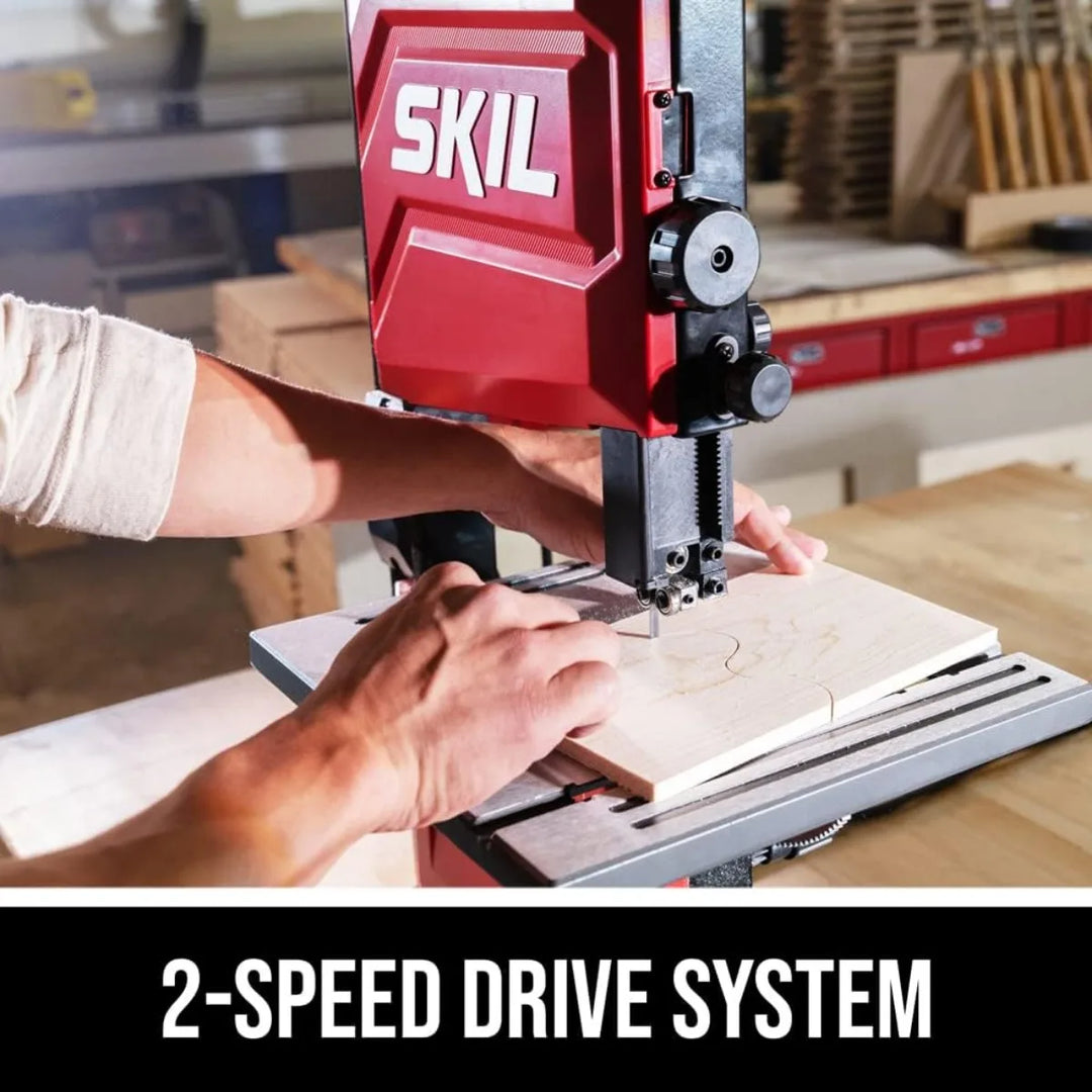 SKIL 2.8 Amp 9 In. 2-Speed Benchtop Band Saw for Woodworking - BW9501-00 | USA | NEW