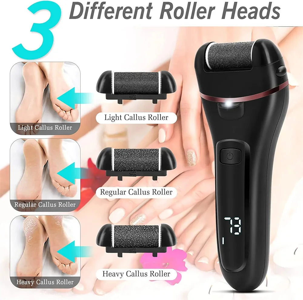 Electric Callus Remover Professional Pedicure Feet Tools Waterproof Foot Care Tools Foot File Hard Skin Remover USB