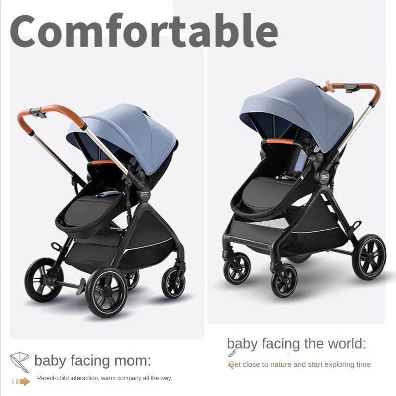 2024 NEW 3in1 baby stroller Baby Carriage Foldable Stroller Baby Bassinet Puchair Luxury Multifunctional baby pram with car seat