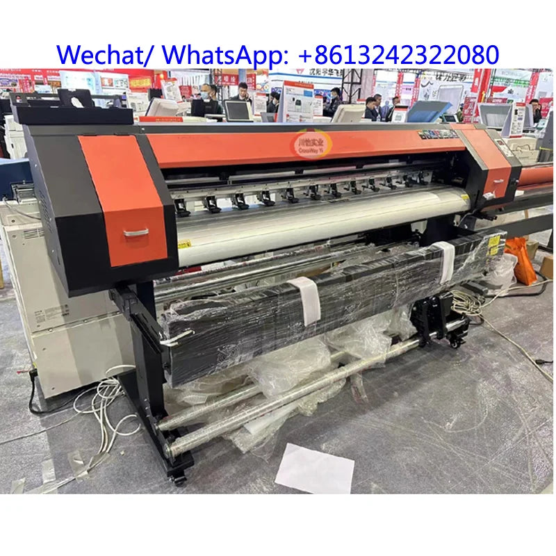 CrossWay Yi Industry CY-1800 1800B Large Format Printer 1.8m XP600 Eco solvent Printing Machine Sublimation Ploter