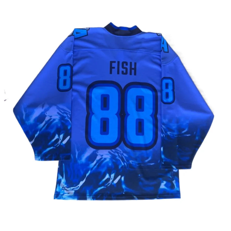 5PCS 2023 Full Sublimation  ice hockey Jerseys