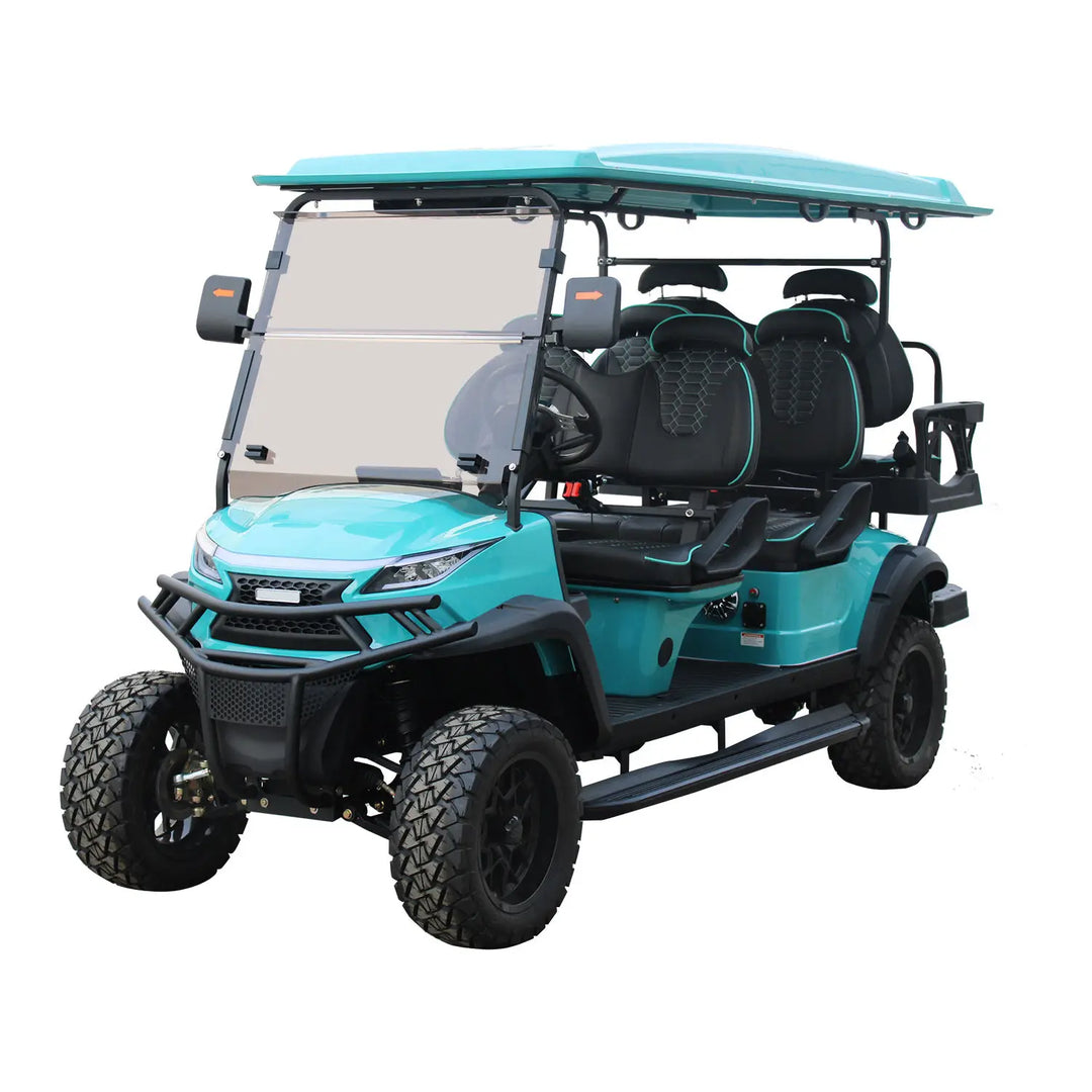 Wholesale Luxury 6 Seater Electric Fast Golf Hunting Cart Battery Powered Karts Car Off Road Golf Carts For Sale