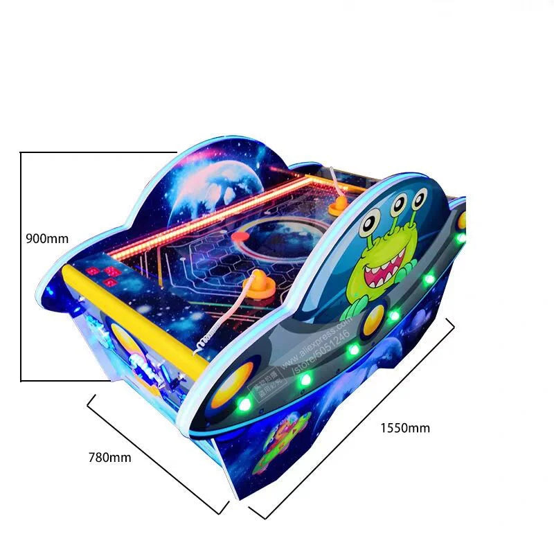 2 Players Kids Air Hockey Table Indoor Sport Game Hall Room Children Amusement Park Equipment Token Coin Operated Arcade Machine