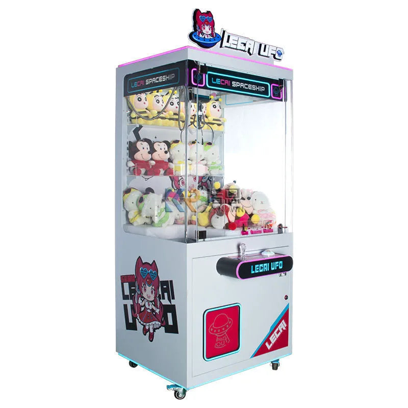 Mini Small Coin Operated Toy Vending Machine Dolls Stuffed Plush Toys Children's Claw Crane Arcade Game Machines