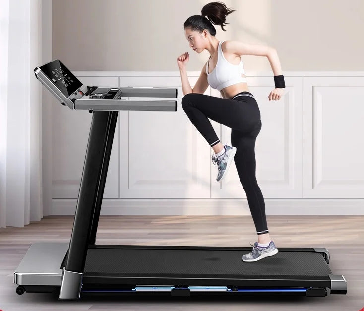 2024 Folding home treadmill manual desk motorized run gym walking machine exercise fitness smart running commercial treadmills s