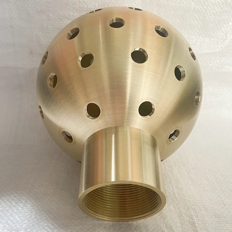 Brass Stainless Steel 1" 2" 3" Swimming Pool Dandelion Fountain Nozzle Crystal Ball Water Fountain