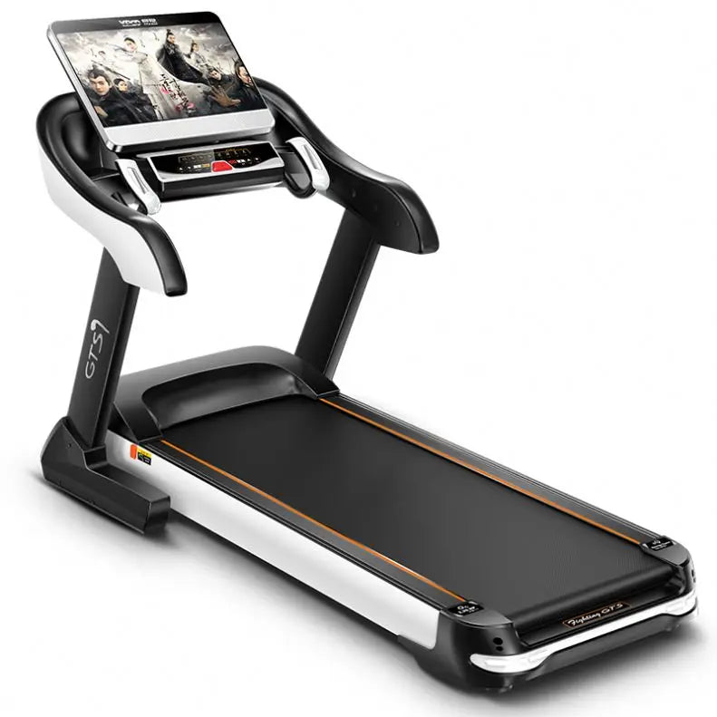 2024 Folding Motorized Best Commercial Treadmill With Lcd Screen 52 CM  running belt best running machine factory